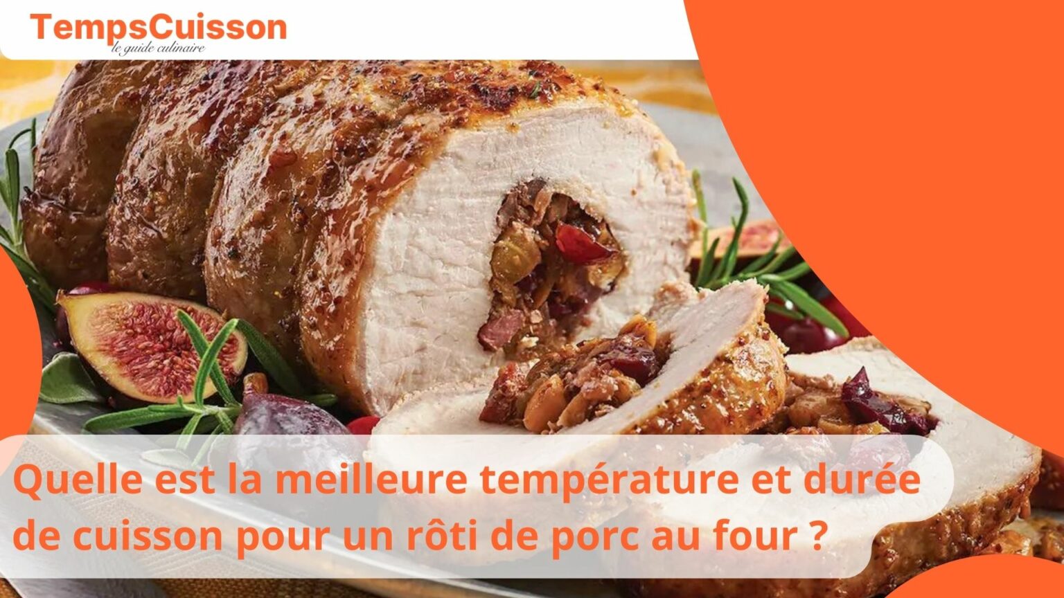 "Quelle est la meilleure température et durée de cuisson pour un rôti de porc au four
